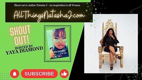 Shout out to Author Natasha J - An inspiration to all Women