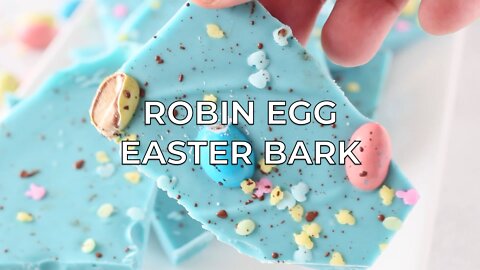 Robin Egg Easter Bark