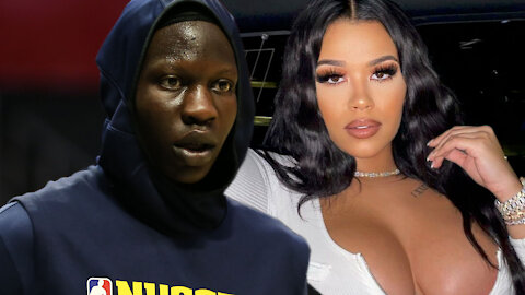 Bol Bol's IG Model Girlfriend Rejected $5K Cash App From Him Claiming She's "Not A Gold Digger"