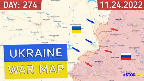 Russia and Ukraine war map 274 day - Military summary 2022 latest news today