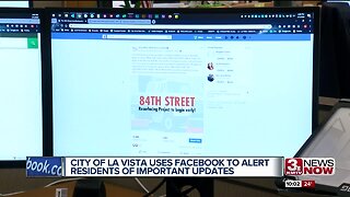 City of La Vista uses Facebook to alert residents of important updates