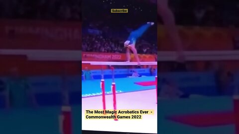 The Most Magic Acrobatics Ever - Commonwealth Games 2022 #shorts #gym #acrobatics #gymnastics