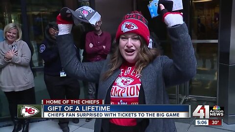 Tuesday surprise! Chiefs fan wins tickets to Super Bowl LIV