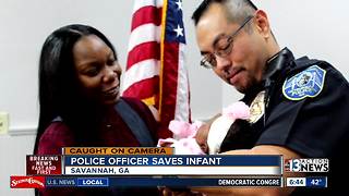 Georgia police officer saves infant