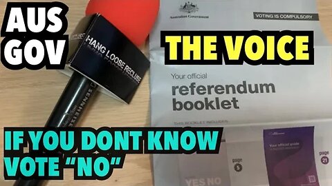 REFERENDUM BOOKLET | VOTING “No” is Compulsory in Australia