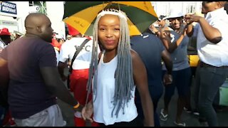 SOUTH AFRICA - Johannesburg - Crowds celebrate South Africa's win over Sri Lanka in 1st ODI (Video) (b9c)