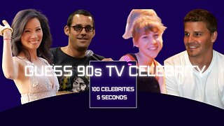 Guess the Celebrity in 5 Seconds (90s TV Celebrities) 100 Celebrities