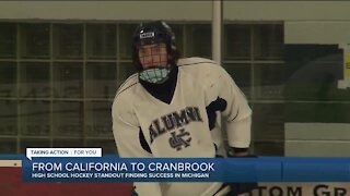 HS hockey standout moves from California, finds success at Cranbrook