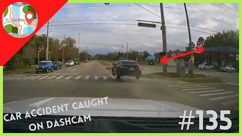 [USA] Driver Captures Accident From Cop Chase, Whilst A Helicopter Does The Same - Dashcam Clip #135