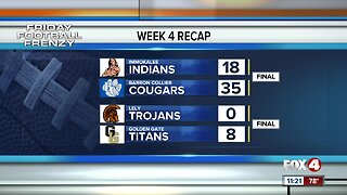 Highschool Football week 4 scores