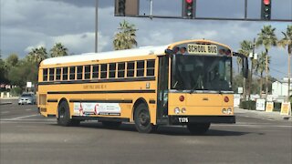 Bus T175 turning.