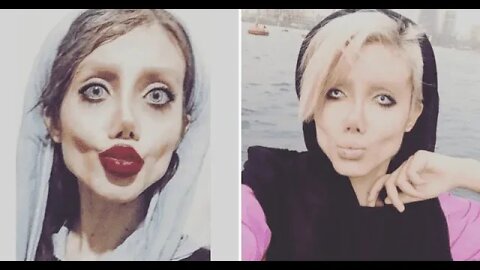 IRAN'S Zombie Angelina Jolie 'Sahar Tabar' Revealed Her Real Face #shorts #SaharTabar #IRAN'SZombie
