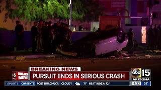 Scottsdale officer-involved shooting leads to pursuit and crash