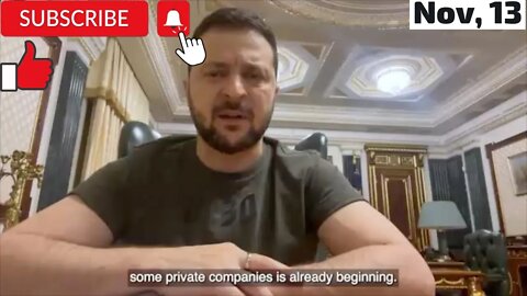 Vladimir Zelensky Explanations November 13, 2022 (Subtitle)