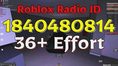 Effort Roblox Radio Codes/IDs