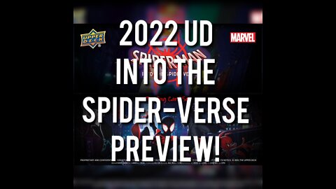 PREVIEW: 2022 Upper Deck Marvel: Into The Spider-Verse! Featuring cards from Into The Spider-Verse!