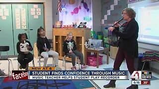 Independence music teacher transforms instrument for student