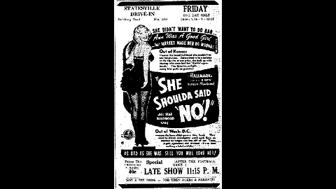 Movie From the Past - She Shoulda Said 'No'! - 1949