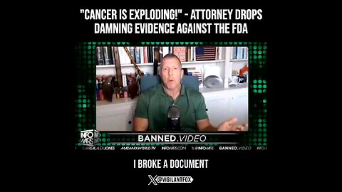 Attorney Drops Damning Evidence on the FDA “These people absolutely knew what was going to happen.”
