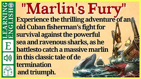 english story for listening ⭐ Level 3 – Marlin's Fury | WooEnglish