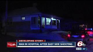 Man shot in serious condition on Indy's east side