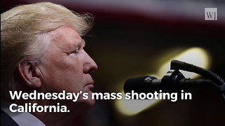 Trump Responds to California Massacre, Highlights Heroic Officer’s Bravery