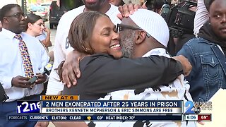 Two brothers exonerated after spending 25 years in prison for crime they didn't commit