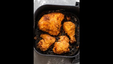 The Best Air Fryer Buttermilk Fried Chicken (Super Crispy and Tender!)