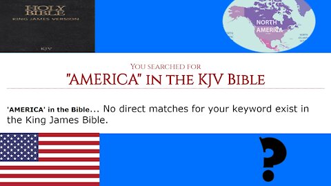 IS AMERICA IN THE BIBLE