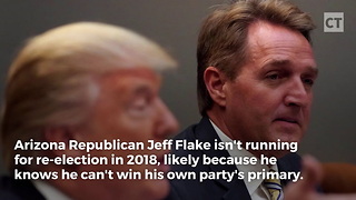 Jeff Flake Supports Roy Moore's Opponent