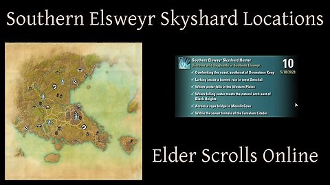 Southern Elsweyr Skyshard Locations [Elder Scrolls Online] ESO
