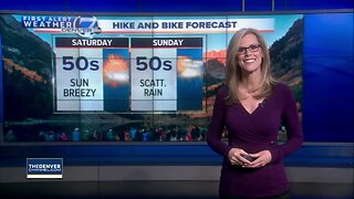 A chance of showers in your weekend outdoor forecast