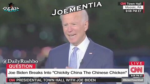 Classic JOEMENTIA: Biden Breaks Into "Chickity China The Chinese Chicken"
