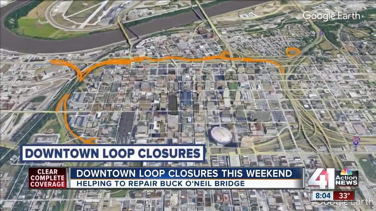 Downtown loop closures this weekend