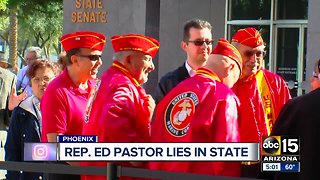 Ed Pastor lies in state at Arizona State Capitol Sunday