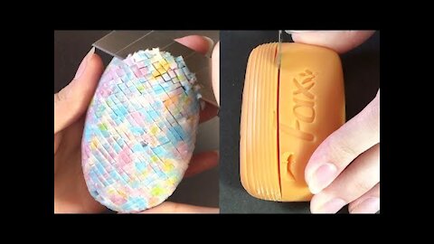 Soap Carving ASMR ! Relaxing Sounds ! (no talking) Satisfying ASMR Video | P53
