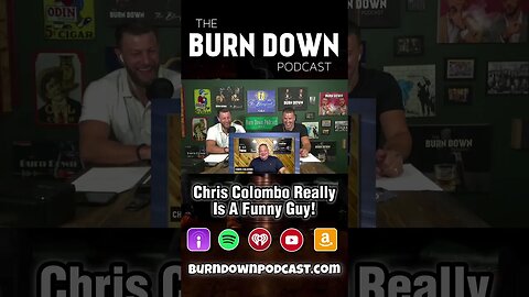 Chris Colombo gave us a lot of good laughs. He really is a FUNNY guy!😂 #theburndownpodcast #mafia
