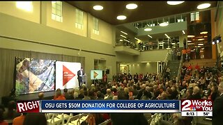 OSU gets $50M donation for agricultural college