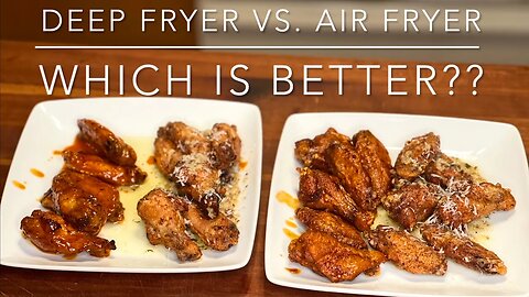 DEEP FRYER VS. AIR FRYER CHICKEN WINGS | ALL AMERICAN COOKING #whichisbetter #chickenwings #cooking