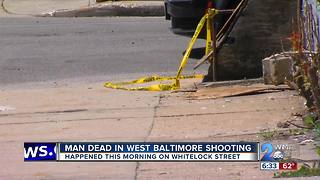 Man Dead in West Baltimore Shooting