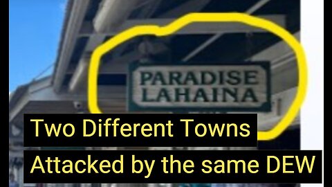 Paradise Camp Fire Slaughter vs The Maui Massacre: Watch Them Flip the Switch Igniting the DEW Torch