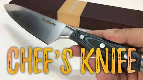 8 Inch High Carbon Stainless Steel Chef's Knife by FiveHome Review