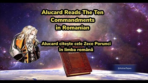 Alucard reads the Ten Commandments in Romanian #adriantepes #castlevanianocturne