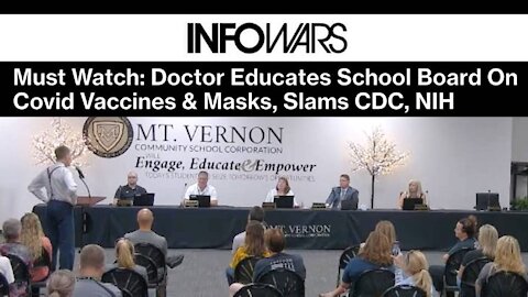 Must Watch: Doctor Educates School Board On Covid Vaccines & Masks, Destroys CDC, NIH Frauds