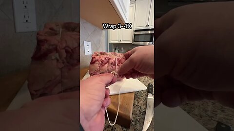 How to Tie a Rib Roast with a Butchers Knot