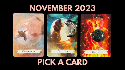 Pick a Card 🍁 What's Coming for You in November? - Psychic Tarot Reading