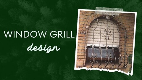 "Stunning Window Grill Designs to Elevate Your Home's Aesthetic" 🏡🌠🖼