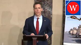 Sen Josh Hawley EXCORIATES Biden on Afghanistan