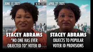 Stacey Abrams Flips Flops on Voter ID