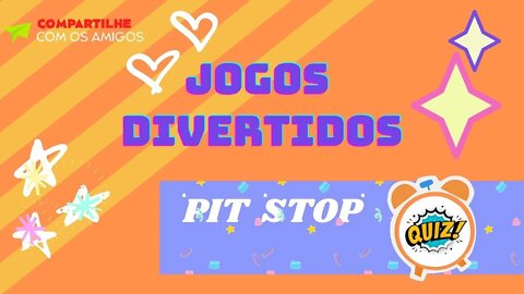 JOGOS DIVERTIDOS COM ANIMAIS |PIT STOP QUIZ